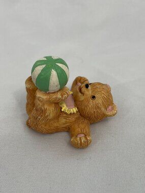 Vintage Early 1990s Oriental Trading Summer Bear with Beach Ball